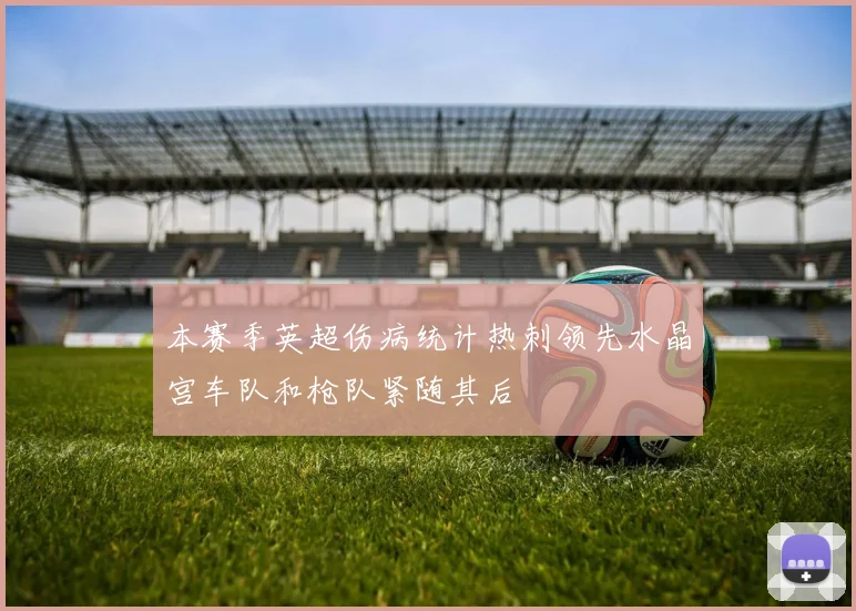 本赛季英超伤病统计热刺领先水晶宫车队和枪队紧随其后